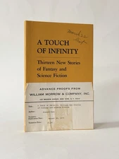 A Touch of Infinity: Fantasy & Science Fiction. Howard Fast. Uncorrected Proof 