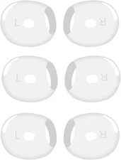 [3 Pairs] Replacement Ear Tips Cover for Airpods 4, Ultra-Thin Silicone Eartips
