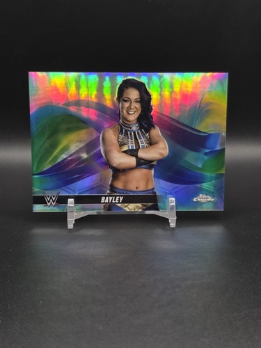 Bayley #HLX-BAY 2025 Topps Chrome WWE Helix card