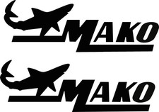 ADESIVO ADESIVO BARCA MARINA MAKO DECAL PESCA *QUALSIASI MISURA O COLORE ACQUISTA 1 RICEVI 1 GRATIS