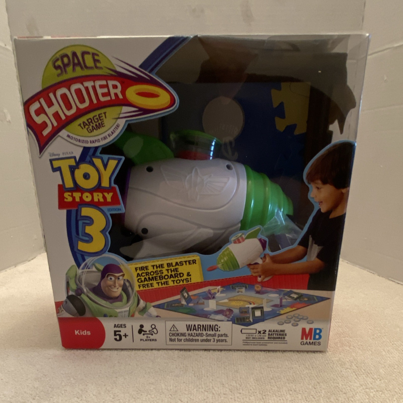Hasbro MB Disney Toy Story 3 Space Shooter Target Game Motorized Blaster