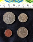 (USA ) , 4  Germany ,  coins.