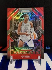 2025 Panini WNBA Prizm #3 A'ja Wilson Fearless Red /99