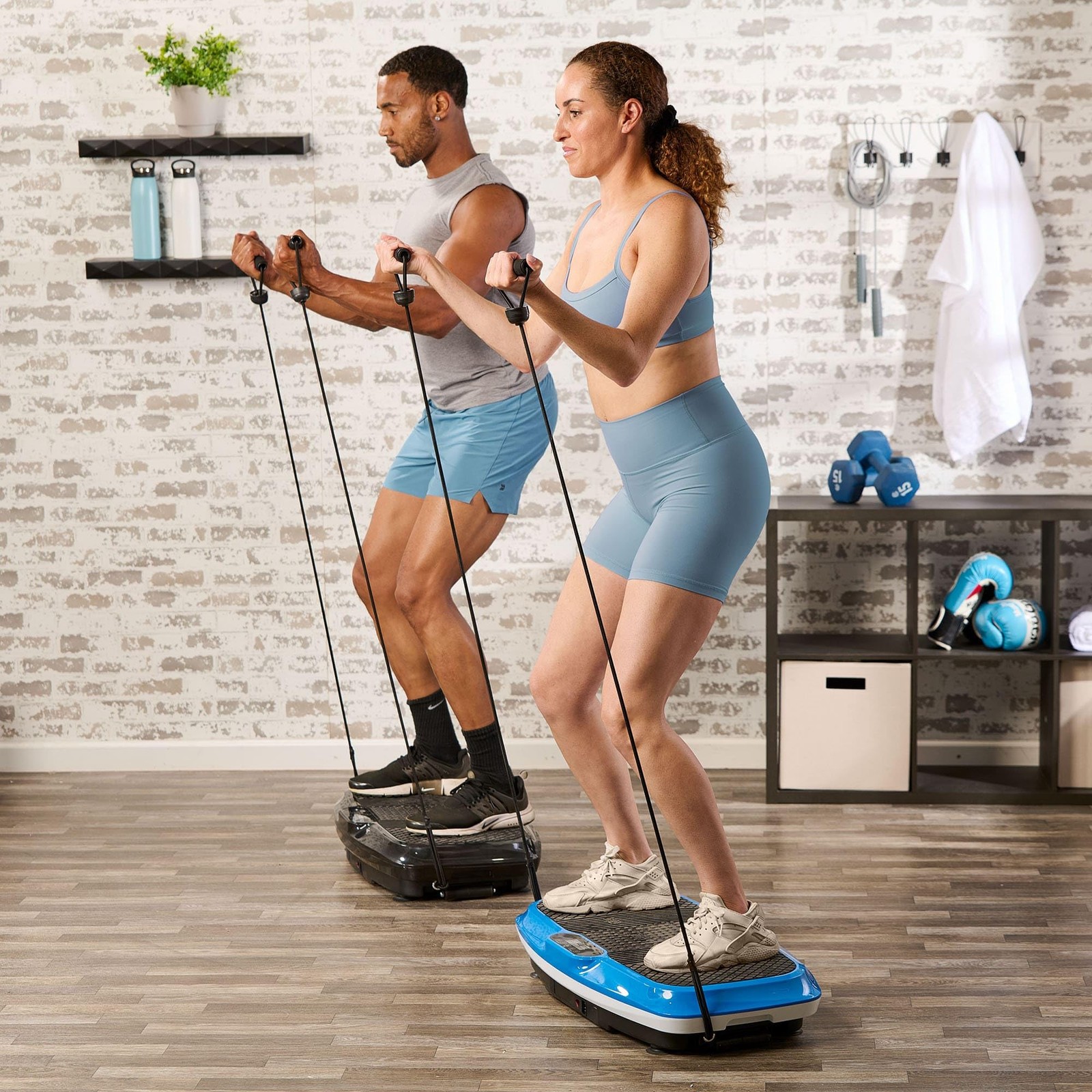 3D Vibration Plate Exercise Machine - Dual Motor Oscillation, Pulsation 3D Mo...