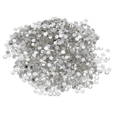 SS10/1440Pcs Glass Diamante Rhinestone, Man Made Gems, Clear