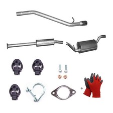 Mittelschalldämpfer Endschalldämpfer Endrohr Auspuff für Mazda 3 Typ/BK Montage