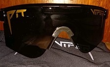 Pit Viper The Absolute Freedom Wraparound Shield Sunglasses Black UV