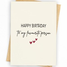 WowBefun Funny Birthday Card for Boyfriend, Men, Husband, 5x7 inches, L Style