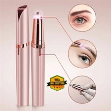Women Electric Eyebrow Trimmer &ndash; Rechargeable Facial Hair Remover & Brow Shaper