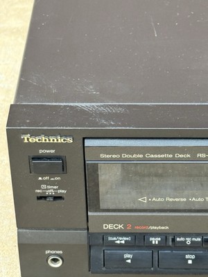 Technics RS-TR355 Double Cassette Player & Recorder Auto Reverse