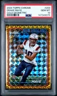 2024 Topps Chrome - Rookies Drake Maye Gold Geometric Refractor /50 (RC) PSA 10