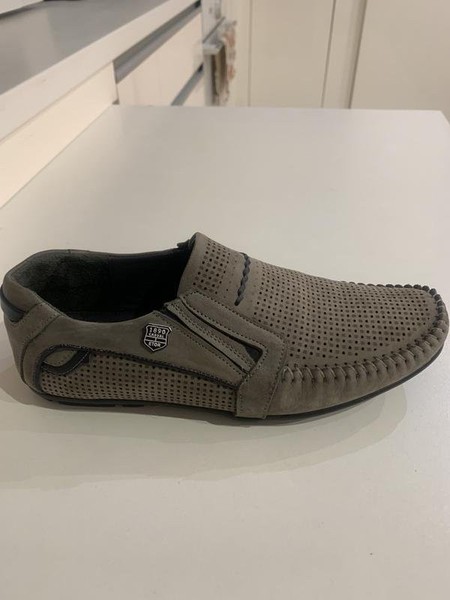 Men Etro Heels Grey Suede 40