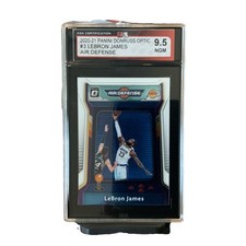 2020/21 Panini Donruss Optic LeBron James Air Defense Graded Card #3 KSA 9.5
