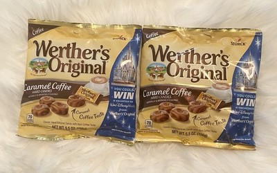 Werther's Caramel Coffee Hard Candy 5.5oz (2-Pack)   Smooth Rich Flavor