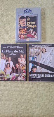CHABROL 4 FILME 3 DVD: DER SCHÖNE SERGE, DIE BLUME DES BÖSEN, DANKE FÜR DIE SCHOKOLADE