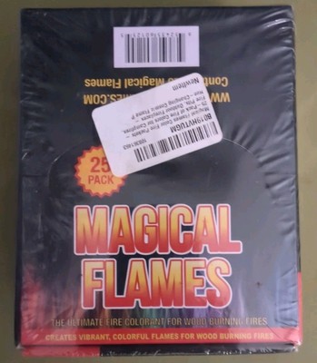 Magical Flames Create Colorful Flames for Magic Fire Pit Color 25ct per box!