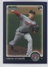 2010 Bowman Draft Chrome Purple Refractor Drew Storen #BDP31 3a3