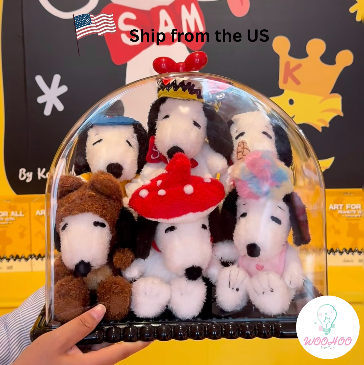 💡 Paws Nova x Snoopy 75 Years Anniv. Art For All Series Plush