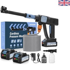 Cordless Pressure Washer,Portable for Patio & Car,6 in 1 Battery-Operated Sys...