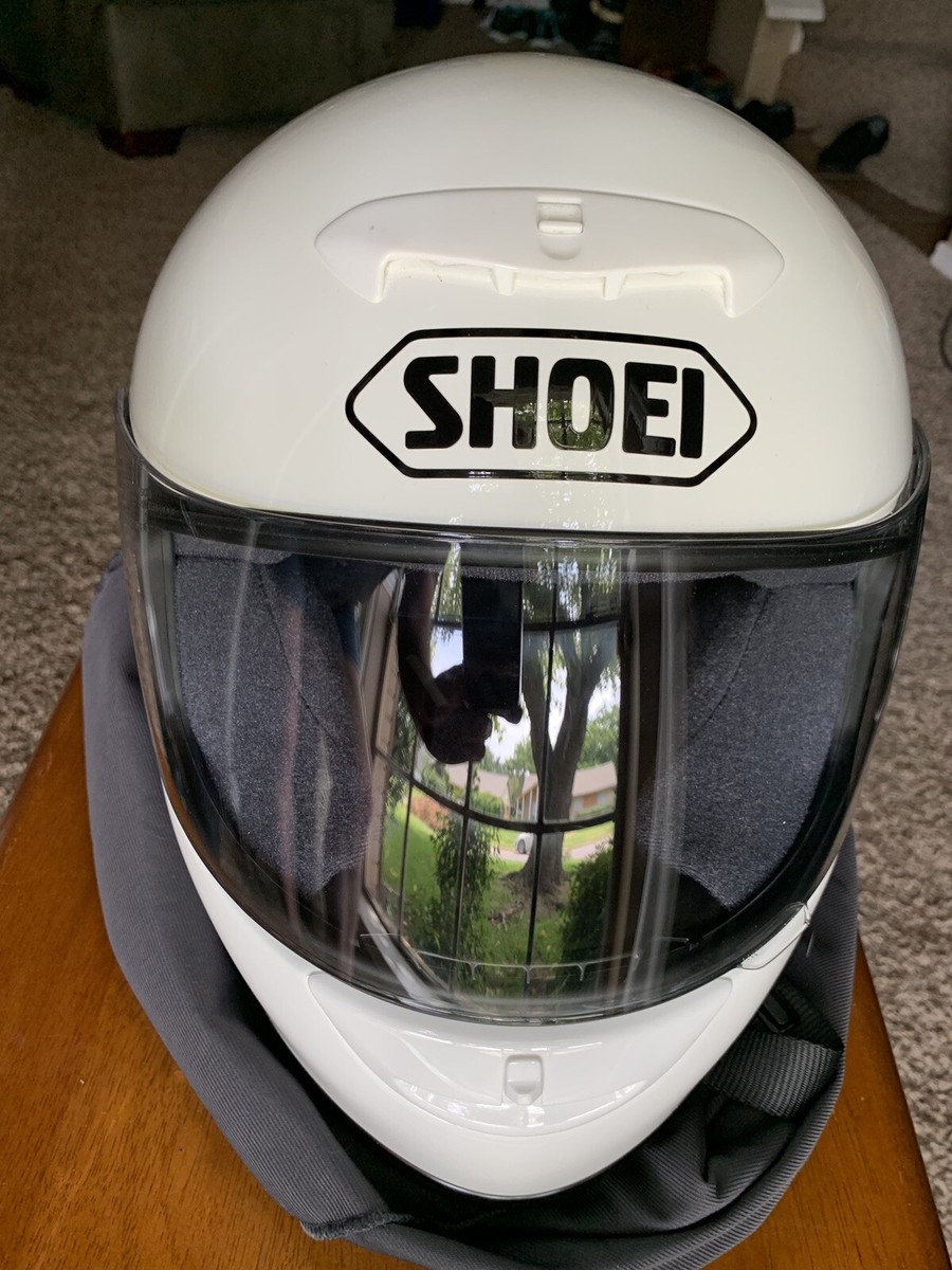 Shoei TZ-1 White Size SM Motorcycle Helmet In Original Box Worn Maybe 10  Times