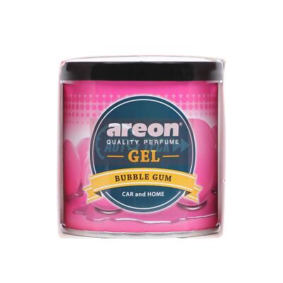 Gel Auto Lufterfrischer - Kaugummi Parfum - Rosa - Geleedose...