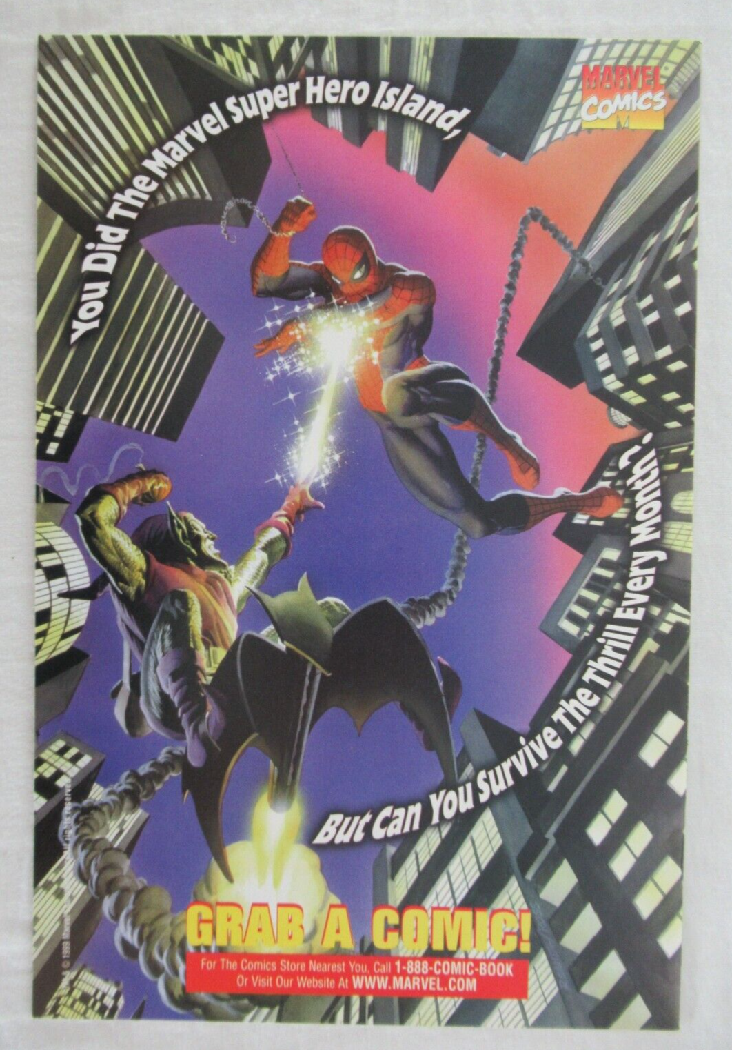 Marvel Super-Hero Island Adventures #1 Universal Studios Exclusive 1999 - Picture 2 of 2