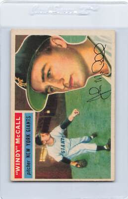 1956 Topps #44 Windy McCall Giants NM *DA-C1536
