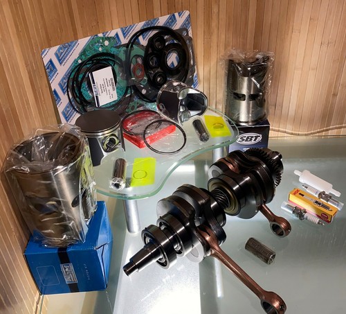1996-1999 SEA-DOO 787 800 CARB Complete ENGINE REBUILD KIT + Cylinder SLEEVES - Picture 2 of 4