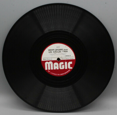 Henri Segers joue - Les Succes 1900 & Billy Reid  - Magic 78 RPM