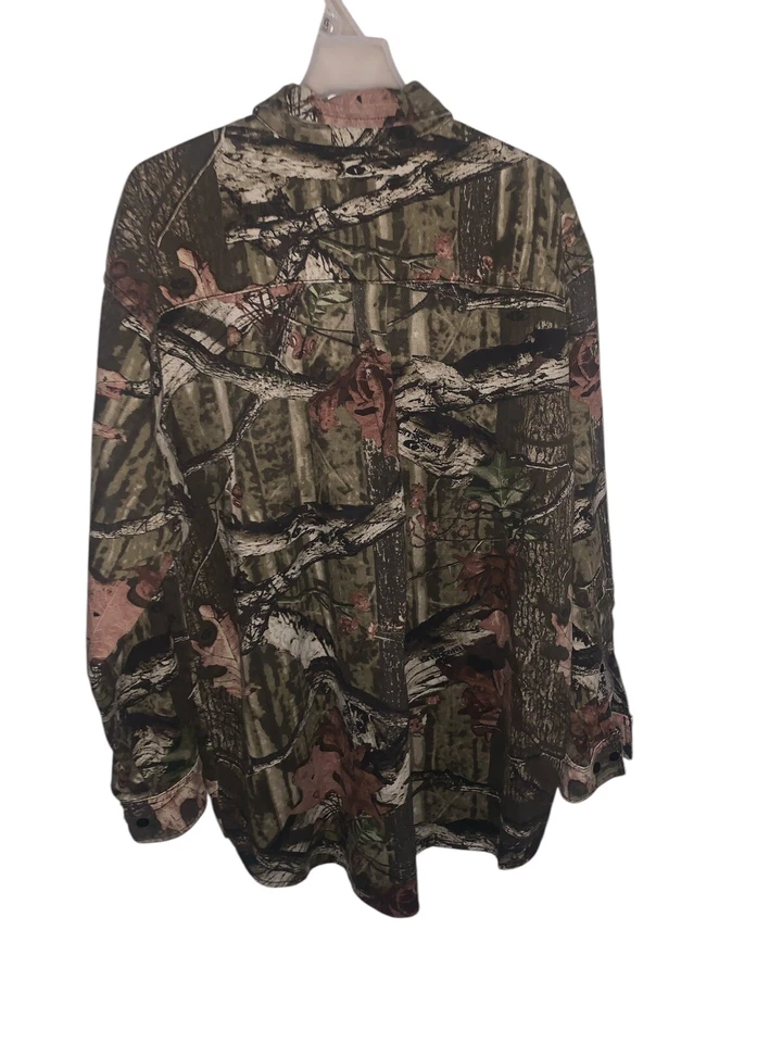 Scent Shield Recon Canvas Camo Hunting Cargo Button Up Shirt - Mens Size XL - Image 2 of 4