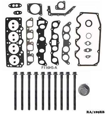 Zylinder Kopfdichtung Set für Ford Mercury Escort Ablaufdatum 1.9L SOHC 1985-90