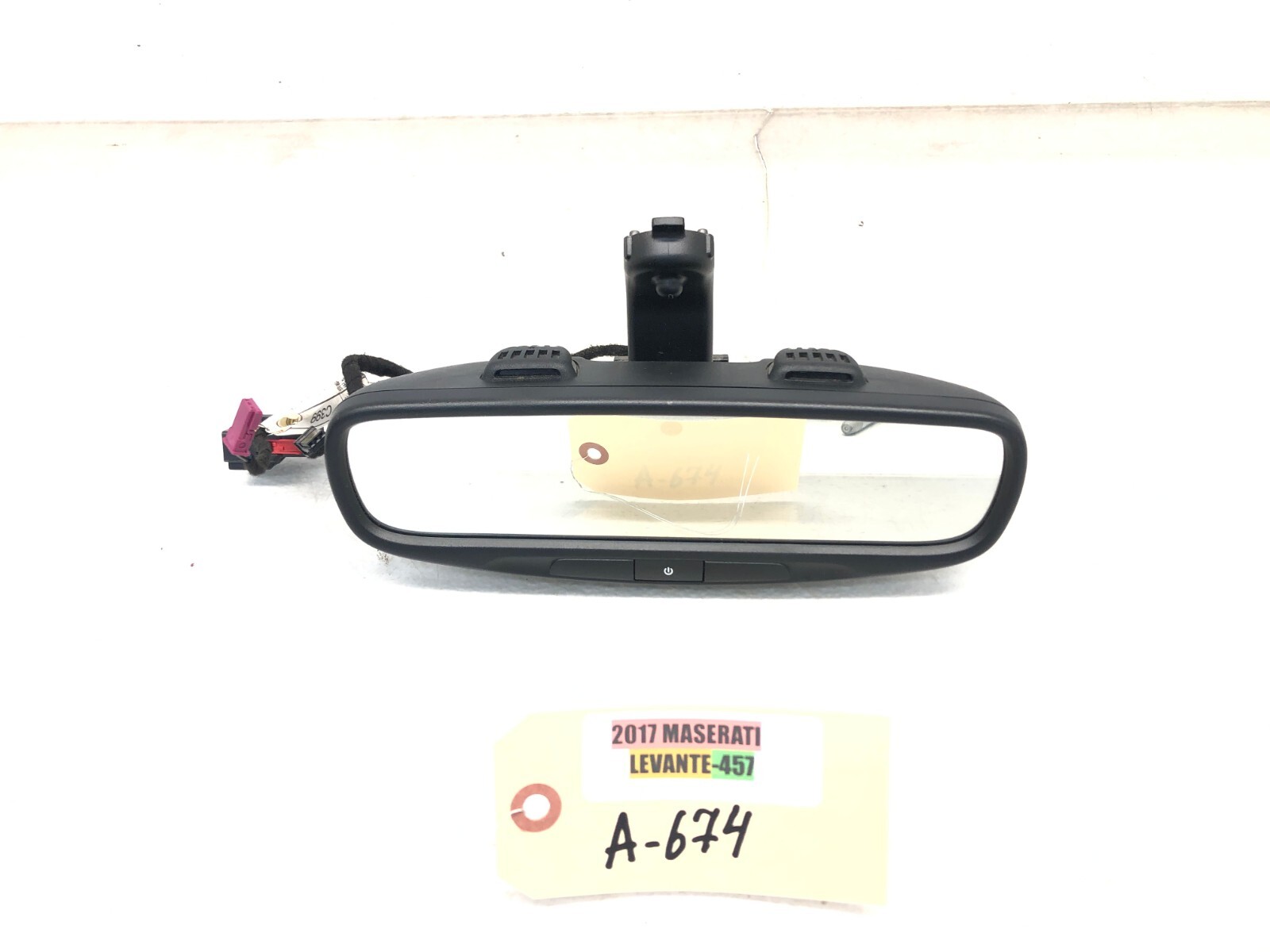 2017-2020 MASERATI LEVANTE INTERIOR REAR VIEW MIRROR W/ AUTO DIM OEM