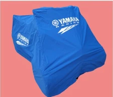 Yamaha Banshee 350 Storage Cover. Blue with white  logos. Best quality proved.