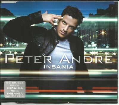 PETER ANDRE Insania w/ RARE ELEMENT REMIX 2TRX CD single SEALED USA seller 2004