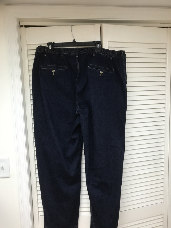 John Blair Men’s Jeans Elastic Waist Size 44 Med New 31 Inch Inseam ...