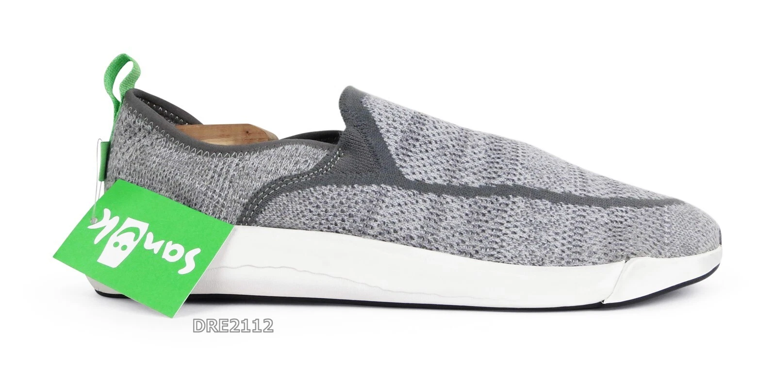 Sanuk Chiba Quest Yew Knit Grey Shoes Womens Size 10 / Mens Size 9 -NEW-