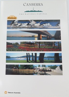 1994 Telecom Phonecard Unused Mint Set of 5 ''Canberra, The Natural Capital'' 