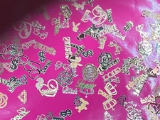 Gold 100 pc Nail Art Charm Decoration DIY designers /logosincluded