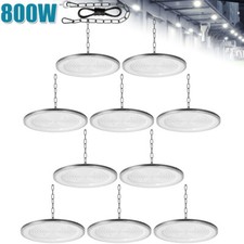 10Pack 800W UFO LED High Bay Light Shop Lights Industrial Factory Warehouse Lamp