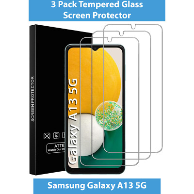 #ad #ad 3 Pack For Samsung Galaxy A12 A13 5G HD Clear Tempered Glass Screen Protector $5.98