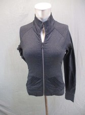 Prana Breathe Size XS Womens Full Zip Stand Collar Pocket Athletic Jacket 376