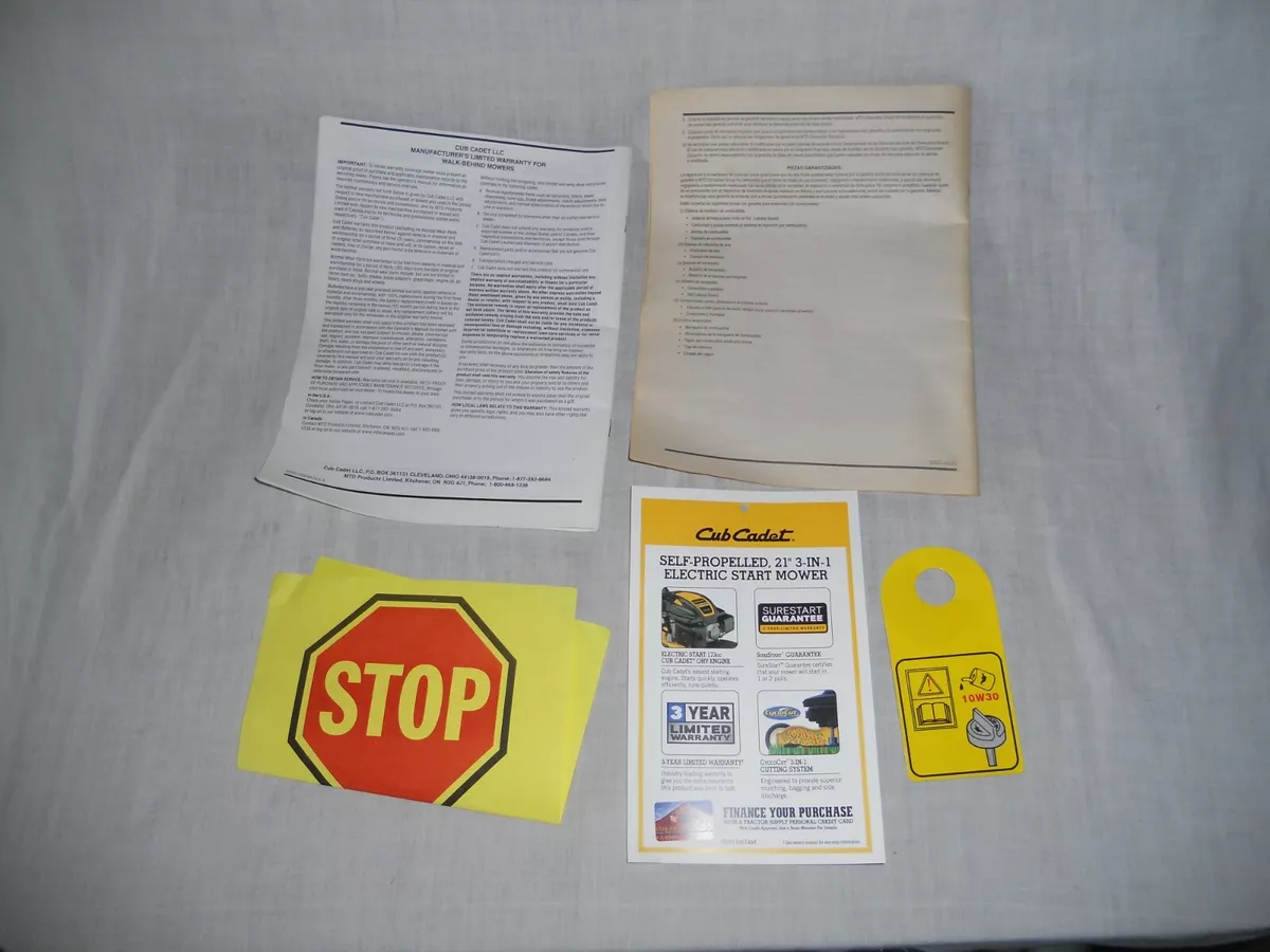 Cub cadet 173cc electric start deals