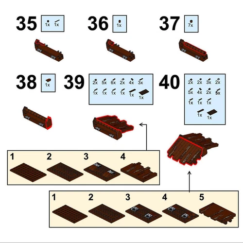 Custom MOC-78792 Medieval Butcher Model 270 Parts Kids Gift for Christmas New - Picture 5 of 9