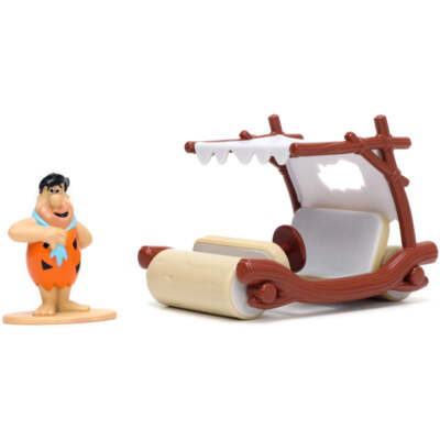 The Flintstones Flintmobile 1:32 Scale Diecast Model With Fred Flintstone by Jad
