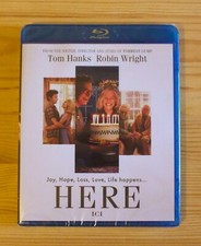 Here Blu-ray VVS FIlms Robert Zemeckis Tom Hanks Robin Wright Brand New