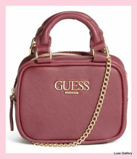 mini guess red bag