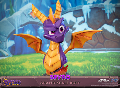 FIRST 4 FIGURE F4F Spyro the Dragon Grand-Scale Bust NEW SEALED