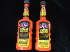 2 Bottles  STP Octane Booster, Bottled Fuel System Cleaner Restores Lost Power
