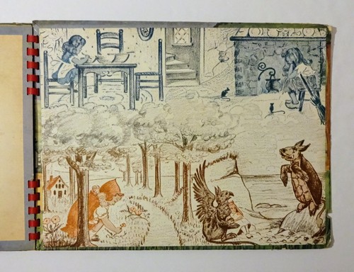 1943 ALICE IN WONDERLAND Magic Fairy Tales, Sliding Panels, Color Illustrations - Picture 15 of 15