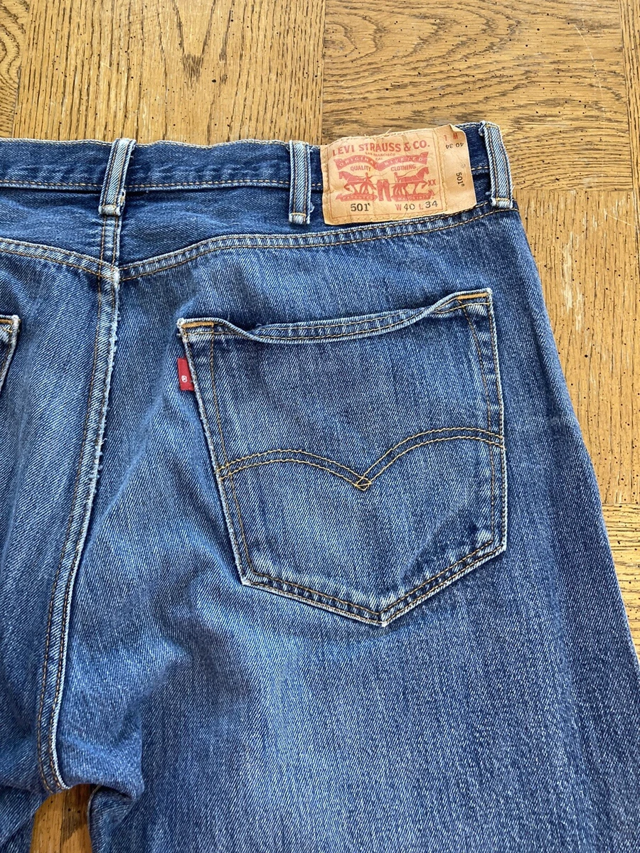 Levis 501 best sale w40 l34